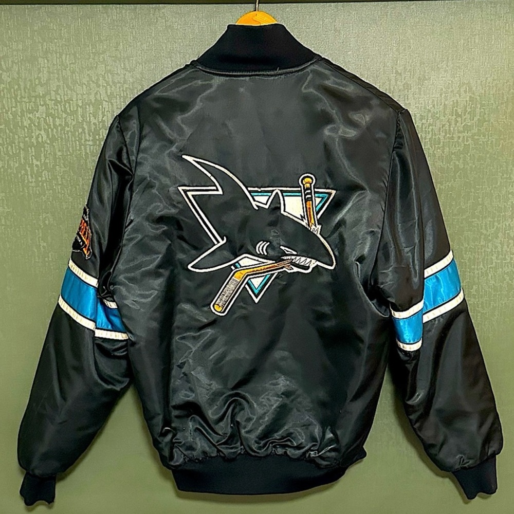 Vintage SAN Jose Sharks Satin Jacket